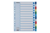 Archivierung und Aufbewahrung - Esselte - divider - 12 parts - for A4 - tabbed - multicolour - 15262