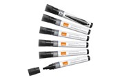 Utensilien zum Schreiben und Zeichnen - Nobo Liquid Ink - marker - black (pack of 12) - 1901073