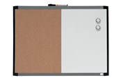 Konferenz und Präsentation - Nobo Quartet combo board: whiteboard bulletin board - 585 x 430 mm - 1903784