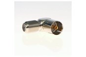 Antennenkabel - Triax Antenna Adapter F-Female to IEC-Female 2 Piece - 153553
