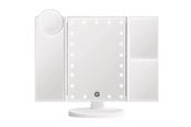 Kosmetik Spiegel - UNIQ Hollywood trifold make up spejl - hvid - 4777-1
