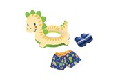 Dolls & Accessories - Heless Doll Swimming set Dino 35-45 cm - 22