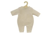 Dolls & Accessories - Heless Dolls Knit Overall Ecru 28-35cm - 1480