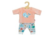 Dolls & Accessories - Heless Doll dress Pajama Pink Whale 35-45 cm - 2285