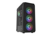 Gehäuse - Natec Fury Shobo SH4F RGB - Gehäuse - Tower - Schwarz - NFO-2154