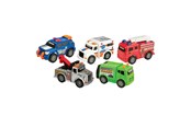 Spielzeugauto - Road Rippers Mini 5pk City Service 10cm - 20381