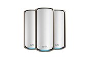 Wlan Router - Netgear RBE973S Orbi 970 BE27000 Quad-Band WiFi 7 Mesh System 27Gbps (3-Pack) - Mesh router 802.11a/b/g/n/ac/ax/be (Wi-Fi 7) - RBE973S-100EUS