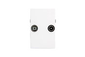 Antennenkabel - Triax Wall Outlet FM/TV TD 263E White - 302581