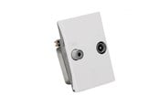 Antennenkabel - Triax Wall Outlet 2-way TD 241E White - 302587