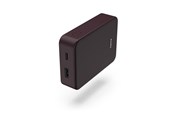 Powerbank (Akku) - Hama Powerbank Colour 10 10000mAh USB-C+USB-A Plum - 10000 mAh - 00201712