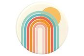 Handys - Anderes Zubehör - PopSockets PopGrip Original Rays for Days - 807063