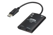 Video Audio Switcher - ATEN VS92DP - video splitter - 2 ports - VS92DP-AT