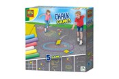 Kreativ-Spiele - SES Creative Sidewalk Chalk Games 5in1 - 02207