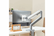 Monitorhalterung - Alterzone  Arm Momentum Schwere Einzel-Monitorarm, Silber - ALZARMMTUM-G