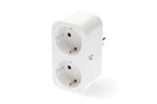 Smart-Home - Nedis SmartLife Smart Plug WiFi Power meter 3680W Type F (CEE 7/7) White - WIFIP141FWT