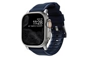 Smartwatch - Accessories - Nomad Rugged Strap - atlantic blue/silver - AW Ultra 2/1 49mm 9/8/7 45mm/6/SE/5/4 44mm/3/2/1 42mm - NM01296485