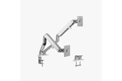 Monitorhalterung - Alterzone Arm Chroma Duo Monitorarm, Weiß - ALZARMD-CRM-W