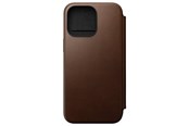 Handys - Cover & Cases - Nomad Modern Leather Folio - iPhone 15 Pro Max | Brown |  Leather - NM01633785