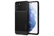 Handys - Cover & Cases - Spigen Rugged Armor - black - Galaxy S21 - ACS02421
