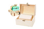 Kinderzimmer - Playwood Decorate your own Wooden Treasure Chest 3pcs. - Sl 064