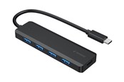 USB-Hubs - Gembird UHB-CM-U3P4P-01 - hub - type-C - 4 ports USB-Hubs - USB 3.2 - 4 - Schwarz - UHB-CM-U3P4P-01