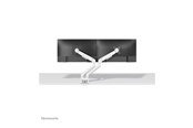 Monitorhalterung - Neomounts NEXT Slim DS70-250WH2 mounting kit - full-motion - for 2 monitors - white - DS70-250WH2