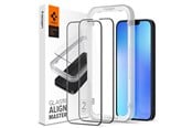 Handys - Schutzfolie - Spigen tR Align Master 2 Pack - FC black - iPhone 16e/14/13/13 Pro - AGL03387