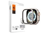 Smartwatch - Accessories - Spigen Glass tR Slim Pro 1 Pack - titanium - Apple Watch Ultra 2/Ultra 49mm - AGL06161
