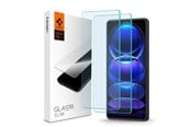 Handys - Schutzfolie - Spigen Glass tR Slim 2 Pack - Xiaomi Redmi Note 12 Pro 5G/Redmi Note 12 Pro+ 5G/POCO X5 Pro 5G - AGL06045