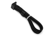 Stromkabel (Intern) - DUTZO Sleeved PCI-E 12V-2x6 Verlängerungskabel - lock pin down - Schwarz - DSC-PE12V2X6-PD-30-BLK