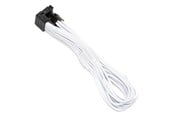 Stromkabel (Intern) - DUTZO Sleeved PCI-E 12V-2x6 Verlängerungskabel - lock pin down - Weiß - DSC-PE12V2X6-PD-30-WHT