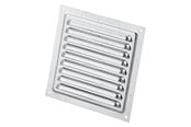 Ventilation - Duka Jalousie grid 150x150 mm aluminium - 127143