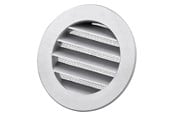Ventilation - Duka Metal grate Dusav Ø100mm Black lacquered aluminium - 410484
