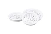 Ventilation - Duka Cabinet grid Type 61.1 Ø43 mm white - 4 pcs. - 108990