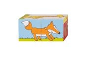 Puzzle - Goki Wooden Block Puzzle Animals 2 pcs. Block - 57725