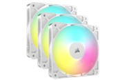 Gehäuselüfter - Corsair RS120 ARGB 3-pack - Gehäuselüfter - 120mm - Weiß mit RGB-Beleuchtung - 36 dBA - CO-9050185-WW