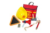 Rollenspiele - Small Foot - Firefighter Backpack with Wooden Fire Brigade Attributes 8dlg. - 12361