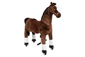 Rollenspiele - Small Foot - Brown Rocking Horse on Wheels - 12462