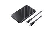 Festplatten Zubehör - ORICO 2.5' HDD / SSD Enclosure 6 Gbps USB-C 3.1 Gen1 (Black) - 25PW1C-C3-BK-EP