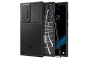 Handys - Cover & Cases - Spigen Optik Armor - black - Samsung Galaxy S24 Ultra - ACS07313