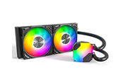 CPU Kühler - Montech Hyper Flow ARGB 240 - Black - CPU-Wasserkühlung - Max 29 dBA - Hyper Flow ARGB 240 (B)