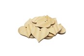 Kunst & Handwerk Ausstattung - Colorations - Wooden Heart Ornaments Large 20pcs. - 31WD12