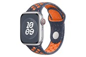 Smartwatch - Accessories - Lippa Apple Watch FLOUR Silicone Strap 42/44/45/49 - Dark Blue / Orange - LPAW110