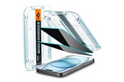 Handys - Schutzfolie - Spigen Glass tR EZ Fit HD Privacy 1 Pack - iPhone 16/15 - AGL07121