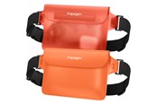 Handys - Anderes Zubehör - Spigen Aqua Shield WaterProof Waist Bag A620 2 Pack - sunset orange - AMP06021