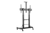 Wandhalterungen, AV-Halterungen & AV-Möbel - Gembird cart - for TV - height-adjustable with caster wheels - Max 100 kg - recommended for 100" - TVS-100T-02