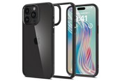 Handys - Cover & Cases - Spigen Crystal Hybrid - matte black - iPhone 15 Pro - ACS06474