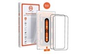 Handys - Schutzfolie - Mobile Origin Orange Screen Guard iPhone 15 Pro with easy applicator - 2 pack - SGA-F-i15Pro-2pk
