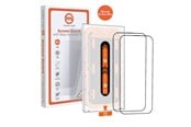 Handys - Schutzfolie - Mobile Origin Orange Screen Guard iPhone 15 Pro Max with easy applicator - 2 pack - SGA-F-i15ProMax-2pk