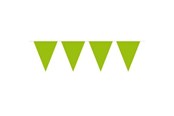Spielzeug - Folat BV Lime green bunting 10mtr. - 22616